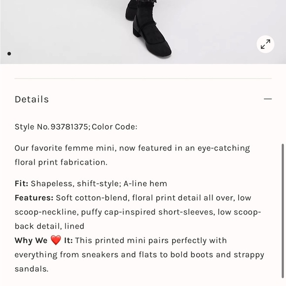 Free People Wildflower Printed Mini Dress Sml Porcelain Combo Linen Cottagecore - Picture 7 of 10